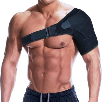 Shoulder compression sleeve brace for aches and pains