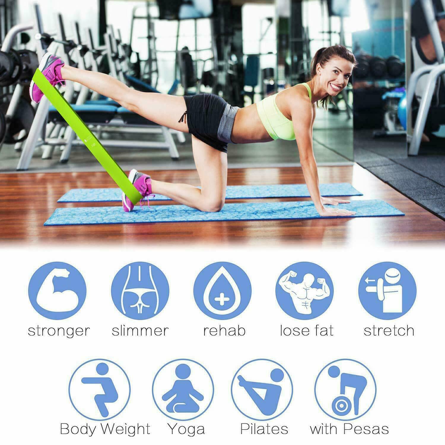 bodyweight yoga pilates stretch resistance bands