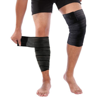 Elasticated knee wraps