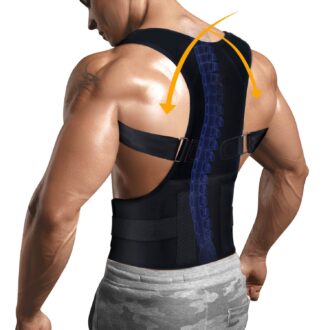 Image of a magnetic back brace for men