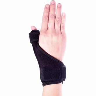 Thumb support spica splint front view