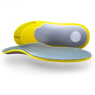 Orthotic shoe insoles for flat feet and high arches
