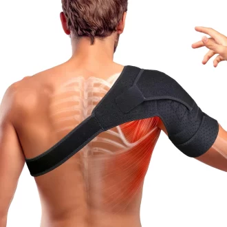 Shoulder support brace wrap for both men and women