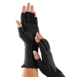 Premium level compression gloves for arthritis aches and pain