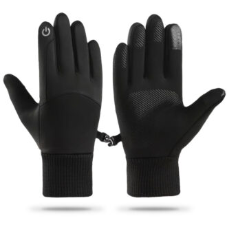 Thermal sports gloves with touchscreen fingers