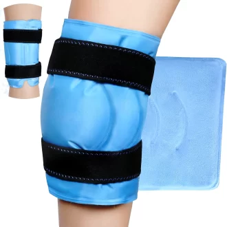 Hot and cold compress therapy ice pack wrap